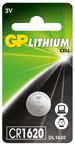 Эл. питания литиевый CR1620 BP (дисковый) Lithium GP