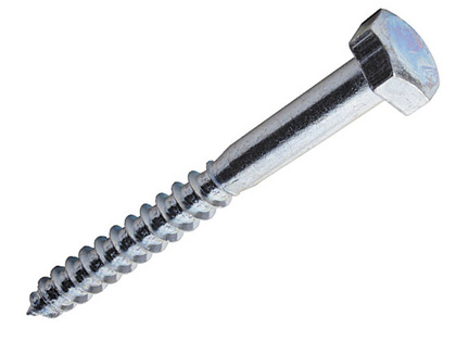 Шуруп шестигранный - 12x220 цинк (10 шт)