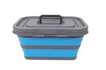 Ящик для хранения с крышкой силиконовый (45,5х30х23,5см), 7,5л