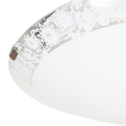 Светильник наст.-потол. Полюшко 300 НПБ 01-2х60-139 М16 проз./кл.мет. (2*60Вт, E27)