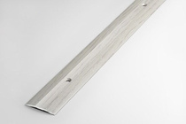 Порог алюм п/к 25мм 0,9 груша белая DOMOLETTI