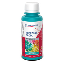 Паста колерная Ярославские краски универсальная бирюзовый 0,1 л
