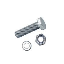 Набор болт М8х 50 шестигр.гол. оцинк. (4шт) + гайка + шайба