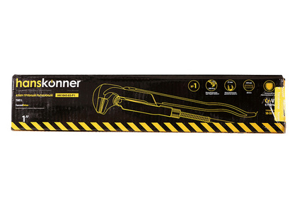 Ключ трубный рычажный 1 №1, 320мм, 90° Hanskonner HK1045-03-P1