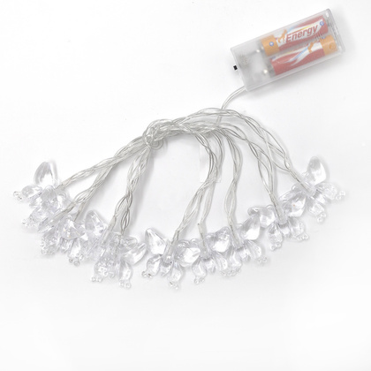 Гирлянда нить Калядны час Бабочки 2м, 10LED, теплый белый, арт. MUJ23040333