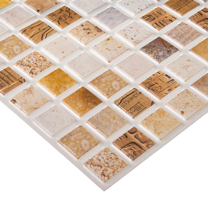 Панель ПВХ самоклеящаяся Grace мозаика Сахара 482х482 мм