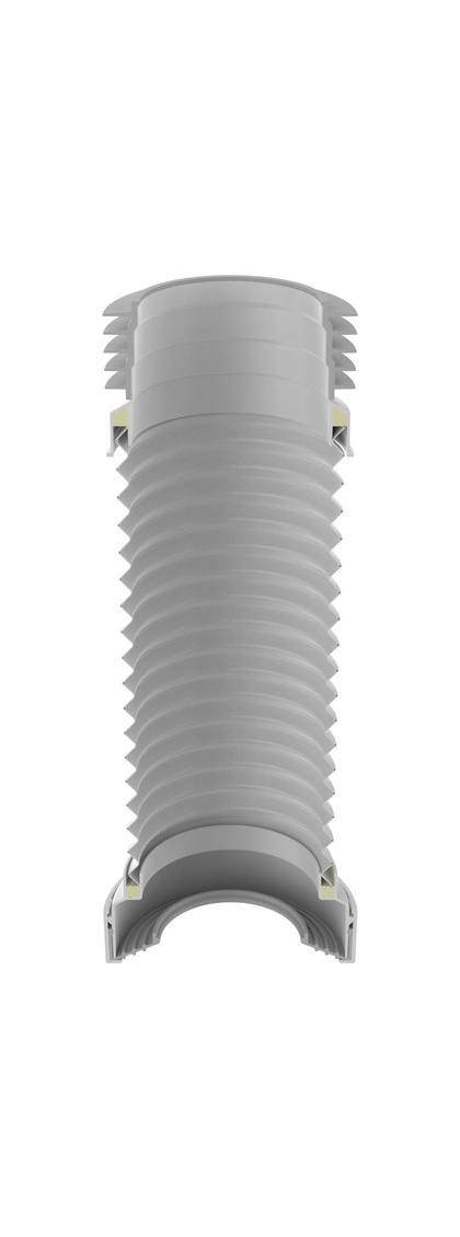 Удлинитель гибкий для унитаза армир. 220-360 мм арт.T918-24-MR
