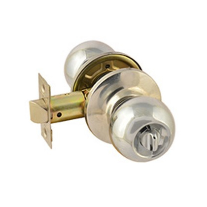 Защелка м/к 607 BK CP хром (фиксатор) СТАНДАРТ