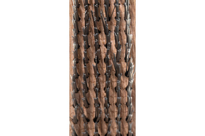 Щетка металлическая 6-ти рядная, с деревянной ручкой FIT IT