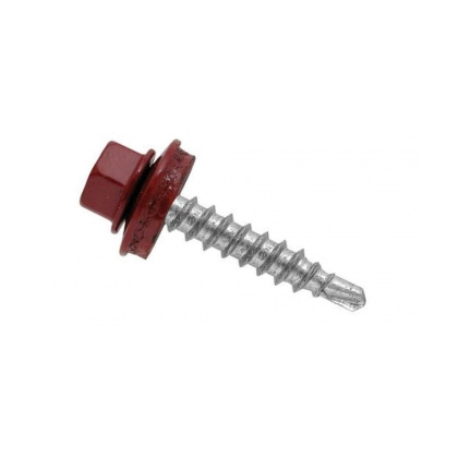Шуруп кров. 4,8х51 RAL 3011 коричнево-красный (50шт)