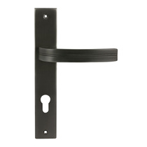 Ручка дверная на планке НОРА-М 106-85 мм комплект ручек - Графит