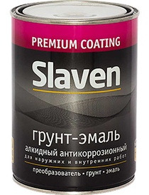 Эмаль Slaven По ржавчине (1.1кг, черный)