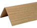 Угол с тиснением двухсторонний арочный 20х10х2700 Клен