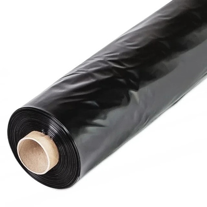 Пленка нарезка ПВД ЧЕРНАЯ рукав 0,100*1500мм*20м