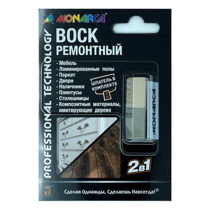 Воск ремонтный 2в1 MONARCA М10-1/М10-2. Дуб Адриа/Вяз