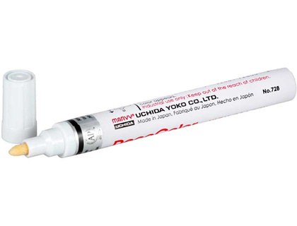 Маркер строительный масляный inter-s 000216 белый