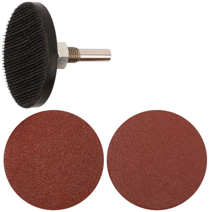 Круги шлифовальные наб.10шт.+ штифт 1шт. FIT