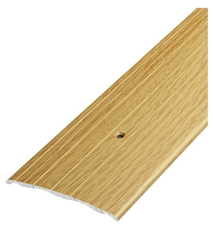 Порог алюм п/к 60мм 0,9 дуб светлый DOMOLETTI