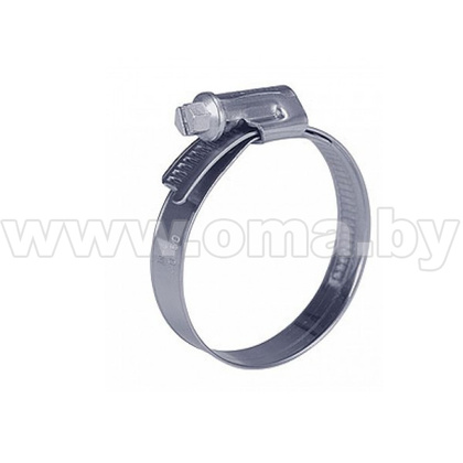 Хомут регулируемый нерж 12-20мм 2 шт