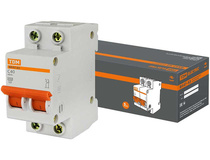 Выключатель автоматический TDM ВА 47-63 2Р 40А (C) 4.5кА / SQ0218-0014