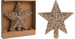 Верхушка ёлочная Champagne star 20см, полипропилен, арт. AWR400900