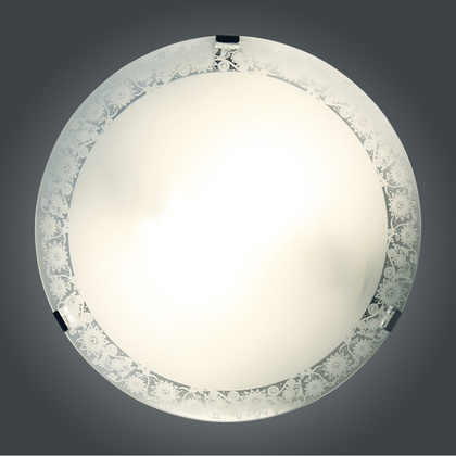 Светильник наст.-потол. Полюшко 300 НПБ 01-2х60-139 М16 проз./кл.мет. (2*60Вт, E27)