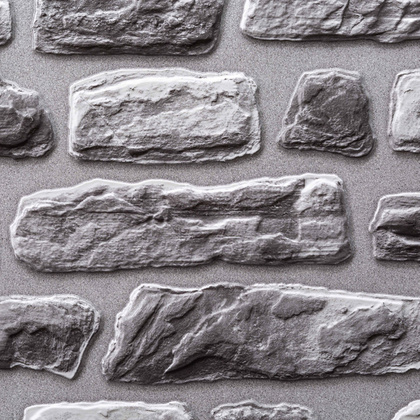 Панель ПВХ самоклеящаяся Grace кирпич Мергель известковый 473х475 мм