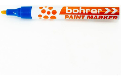 Маркер-краска строит. cиний 2-4мм (круглый, нитро-основа) Bohrer 41334412