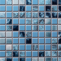 Панель ПВХ самоклеящаяся Grace мозаика Океан 482х482 мм