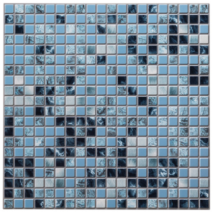 Панель ПВХ самоклеящаяся Grace мозаика Океан 482х482 мм