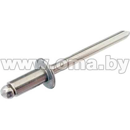 Заклепка плоск. 4,8х12 нерж.A2 фас 10 шт