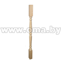 Балясина простая №1, 40х40х900мм, сорт АВ, сосна