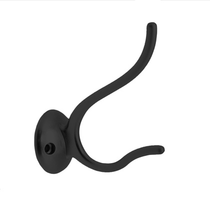 Мебельный крючок KERRONKR 0190 BL, матовый черный