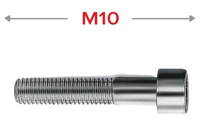 Винт с внутр.шестигр. 10,0x 30 оцинк.DIN 912 кл.пр.8,8 (10шт)