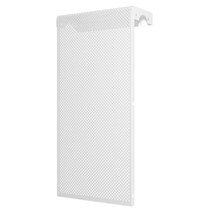 Экран радиаторный, серия ДМЭР, перфорированный, 390x610x140, 4-х секционный, сталь, белый