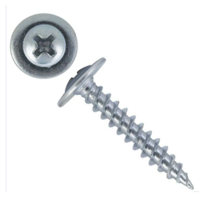 Шуруп по мет. усиленный 4,2х32 п/шайба острый 50шт оцинк. PROFFIX