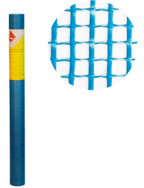 Стеклосетка 160 Lihtar, яч. 5х5мм, 1х5м, (штукатурная синяя)