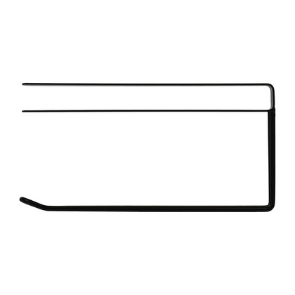 Держатель на полку для бумажных полотенец подвесной, металл, 20,5*10,5 см, черный MARMITON /96