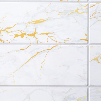 Панель ПВХ Grace Плитка Мраморный фьюжн 957х482 мм