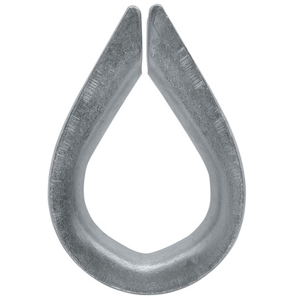 Коуш для стальных канатов Suzhou Hongly Hardware DIN 6899 3 мм 2 шт