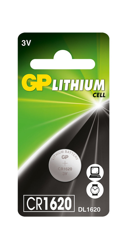 Эл. питания литиевый CR1620 BP (дисковый) Lithium GP
