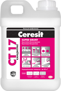 Грунтовка-концентрат Ceresit CT 17 SuperGrunt 2л