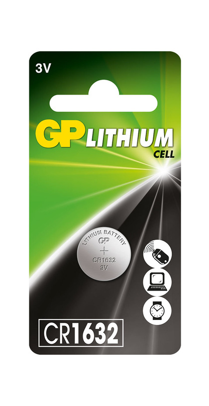Эл. питания литиевый CR1632 BP (дисковый) Lithium GP