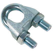 Зажим для стальных канатов Suzhou Hongly Hardware DIN 741 оцинкованный 12 мм 2 шт