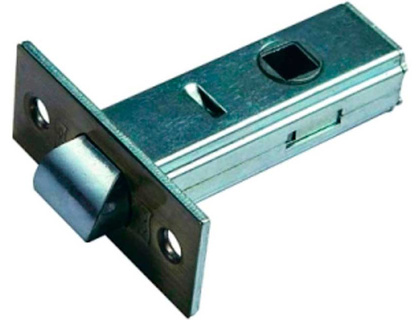 Защелка дверная L 6-45 SN матовый хром