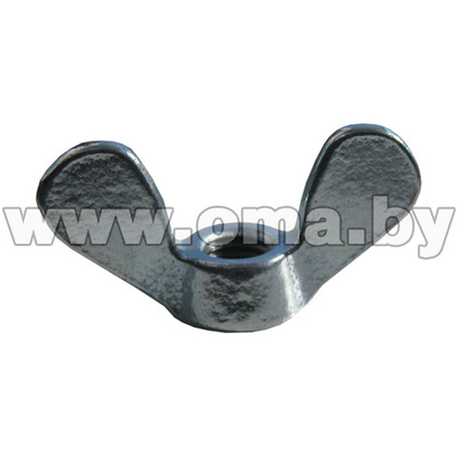 Гайка  барашковая  М4 оцинк. DIN 315