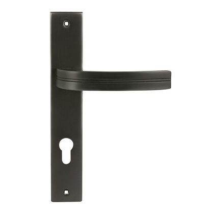 Ручка дверная на планке НОРА-М 106-85 мм комплект ручек - Графит