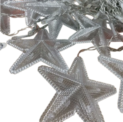 Гирлянда Калядны час 2,5х1,2 м, 120 LED, теплый белый, арт. MUJ23040318