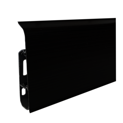 Плинтус напольный ПВХ Qvant Q11 Дуб Черный 76мм 2,2м