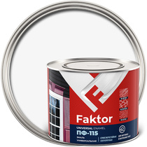 Эмаль ПФ-115 FAKTOR белая 1,9 кг